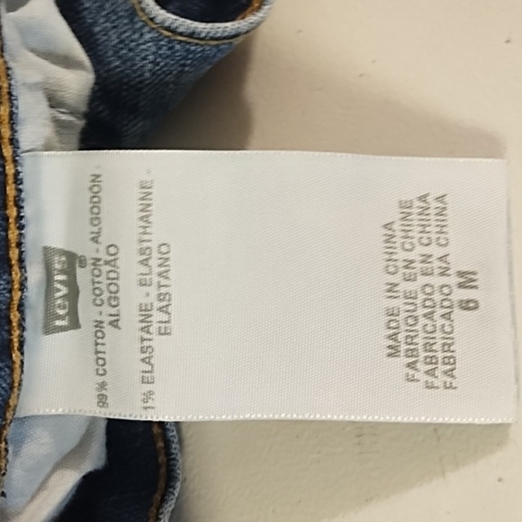 Levi's 515 Women's Flare Boot Cut Jeans in Classic Blue Medium Wash - Picture 10 of 12